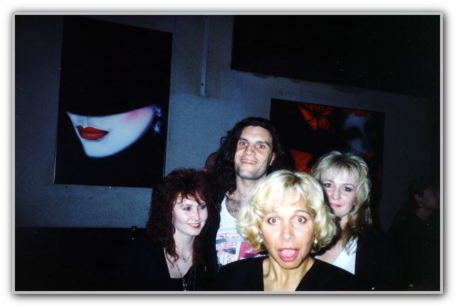 DJ & friends at Gobbles Nightclub circa 1993